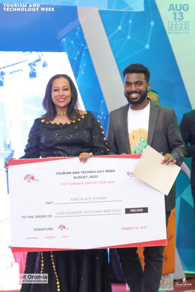 Enechawet Games Received visit Oromia Hackathon banner