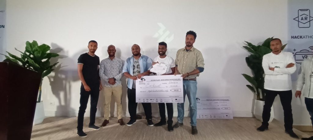 Enechawet Games Wins Second Place in AR VR Africa Hackathon banner